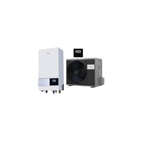 Siltumsūknis Midea MHA-V10W/D2N8-B2 - HB-A100/CGN8-B2 (Bez katla, 10.00 kW, ar 9kW rezerves sildītāju)
