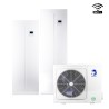 Gaiss-ūdens siltumsūknis Nordis Optimus PRO HOP6WODU / HOP100/190IDU (Ar 190l boileri, 6,2 kW, ar 3kW rezerves sildītāju)