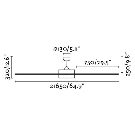 Lubų ventiliatorius Faro Century (white)