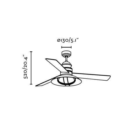 Lubų ventiliatorius Faro wiNch