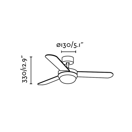 Lubų ventiliatorius Faro feRoe