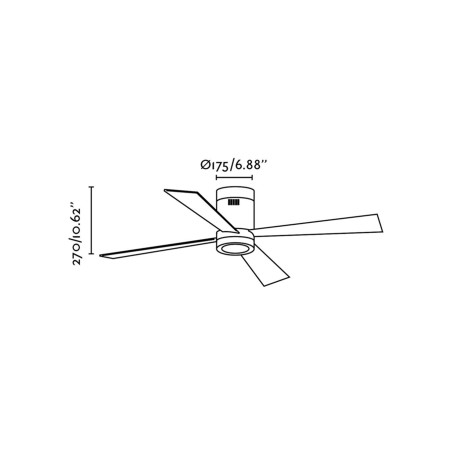 Lubų ventiliatorius Faro timOr