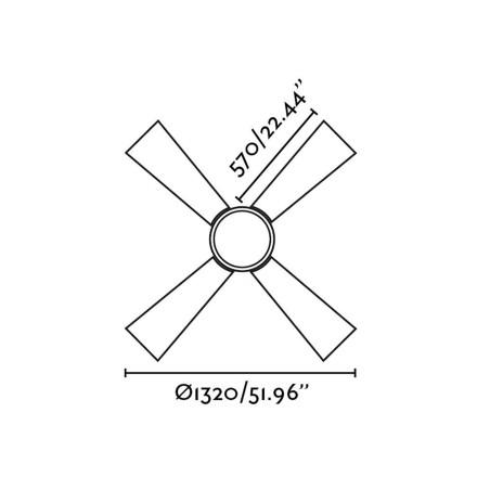Lubų ventiliatorius Faro timOr