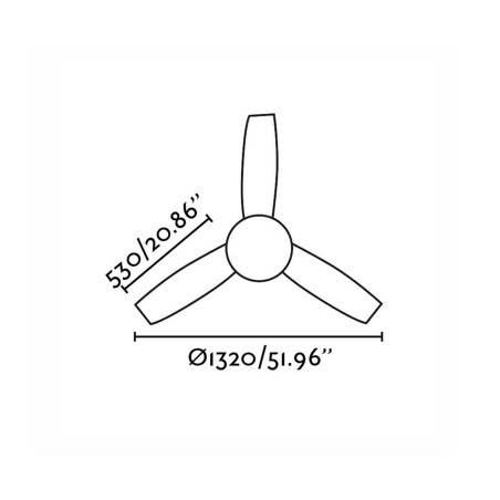 Lubų ventiliatorius Faro malTa