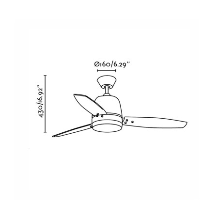 Lubų ventiliatorius Faro malTa