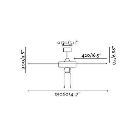 Lubų ventiliatorius Faro Factory