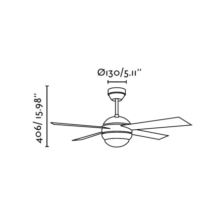 Lubų ventiliatorius Faro hoNolulu