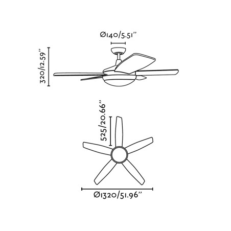 Lubų ventiliatorius Faro sanFan