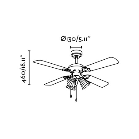 Lubų ventiliatorius Faro lisBoa