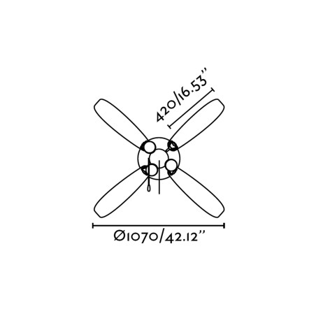 Lubų ventiliatorius Faro lisBoa