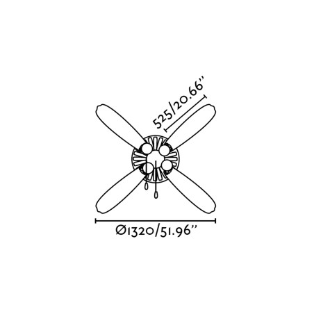 Lubų ventiliatorius Faro corSo