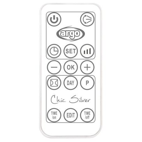 SIENINIS ORO ŠILDYTUVAS ARGO CHIC SILVER (ITALIJA)