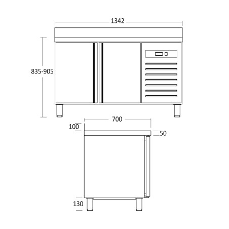 Ledusskapis - ledusskapis Scandomestic GCR1352X