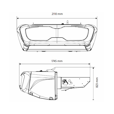 Automobilinis šaldymo agregatas Zanotti U1000 (U1000NBBB00DEU)