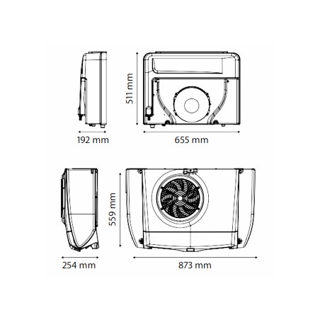 Automobilinis šaldymo agregatas Zanotti Z200E (Z200ELA67D/EU)